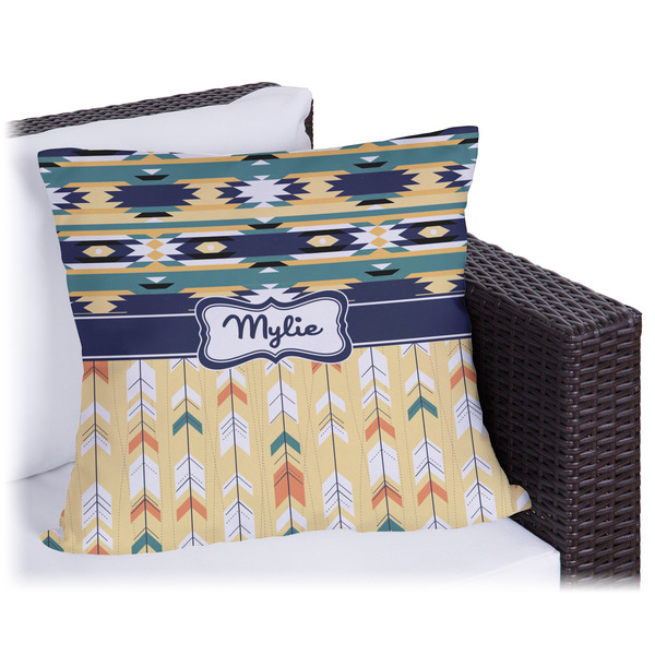 Custom Tribal2 Outdoor Pillow (Personalized)