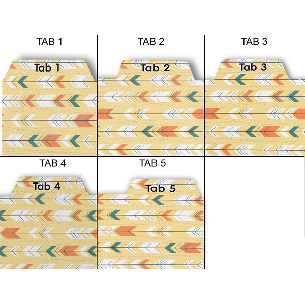 Tribal2 Page Dividers - Set of 5 - Approval
