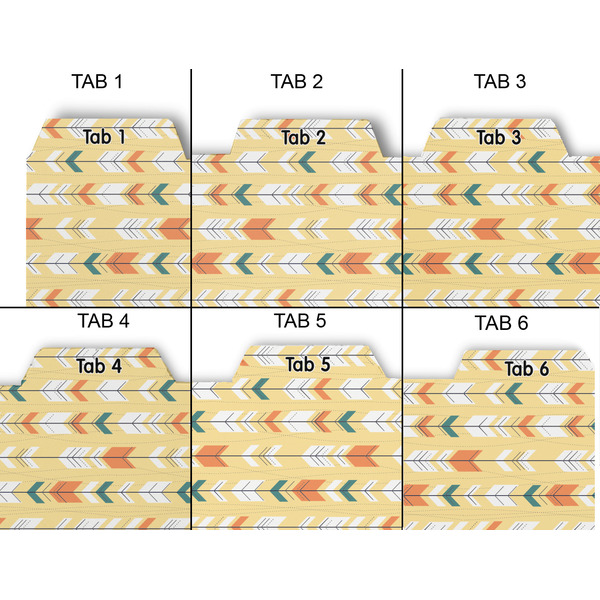Tribal2 Page Dividers - Set of 6 - Approval