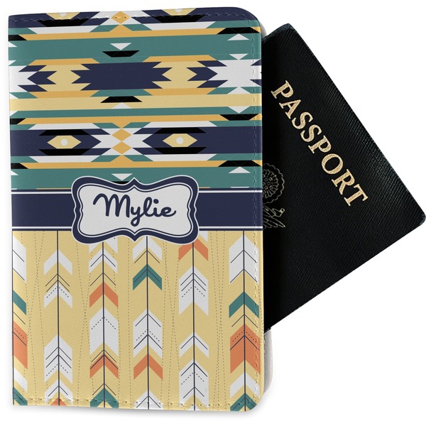 Custom Tribal2 Passport Holder - Fabric (Personalized)