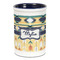 Tribal2 Ceramic Pencil Holders - Blue