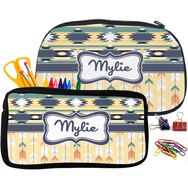 Tribal2 Pencil / School Supplies Bags Small and Medium