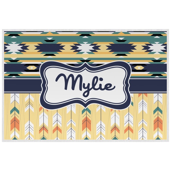 Custom Tribal2 Laminated Placemat w/ Name or Text