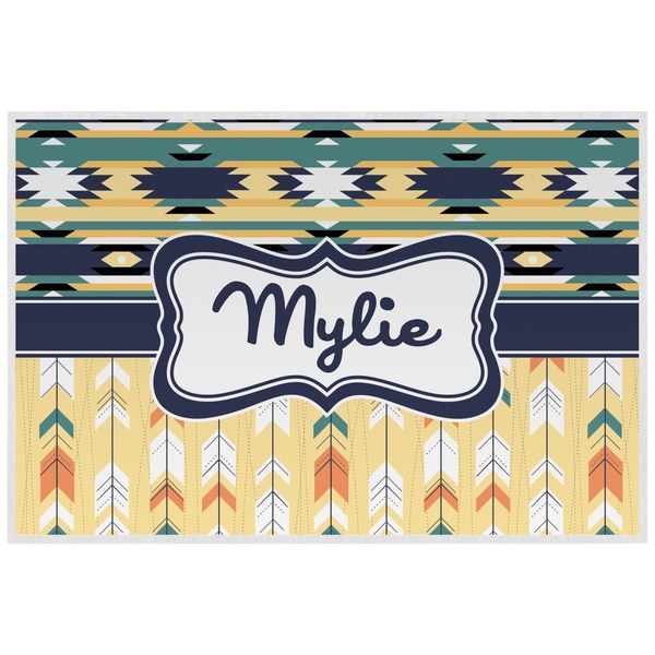 Custom Tribal2 Laminated Placemat w/ Name or Text