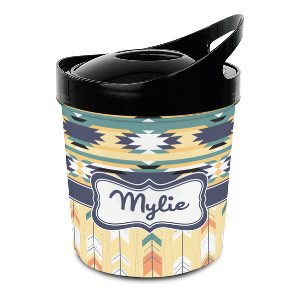 Custom Tribal2 Plastic Ice Bucket (Personalized)