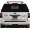 Tribal2 Personalized Square Car Magnets on Ford Explorer