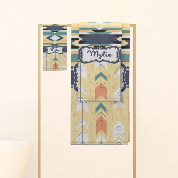 Tribal2 Personalized Towel Set
