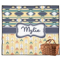 Tribal2 Outdoor Picnic Blanket (Personalized)