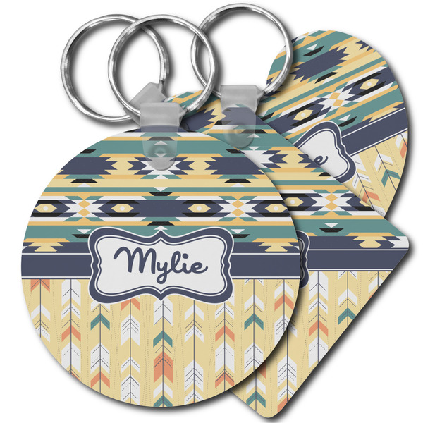Custom Tribal2 Plastic Keychain (Personalized)