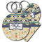 Tribal2 Plastic Keychain (Personalized)