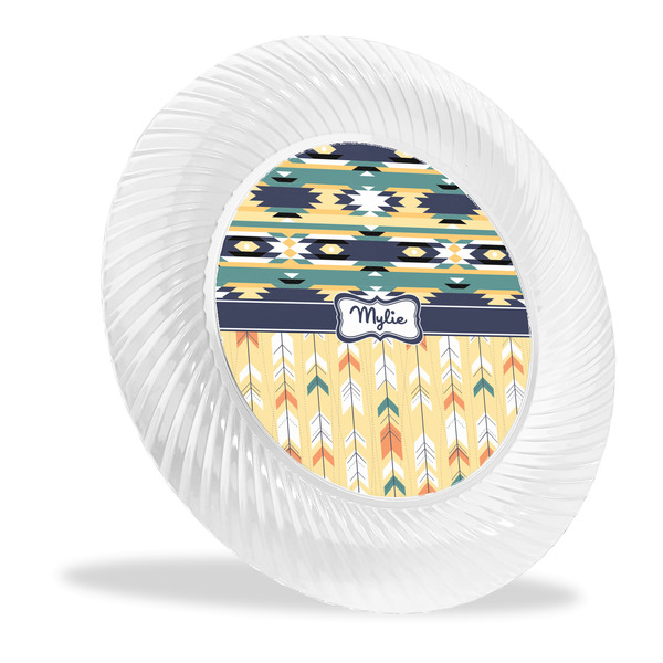 Custom Tribal2 Plastic Party Dinner Plates - 10" (Personalized)