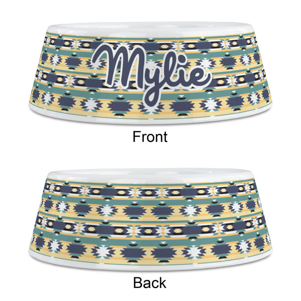 Tribal2 Plastic Pet Bowls - Medium - APPROVAL