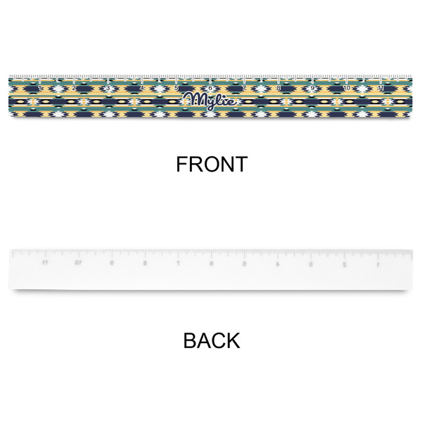 Tribal2 Plastic Ruler - 12" - APPROVAL