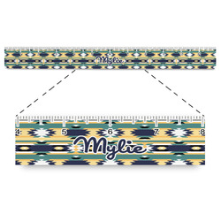 Tribal2 Plastic Ruler - 12" (Personalized)