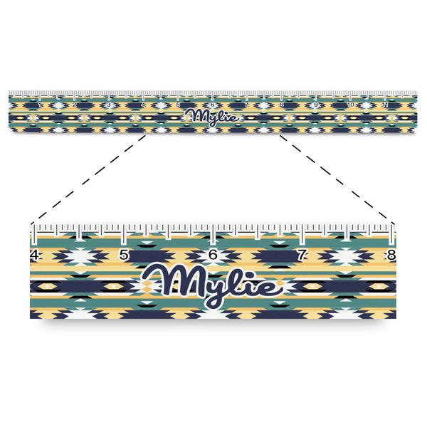 Custom Tribal2 Plastic Ruler - 12" (Personalized)