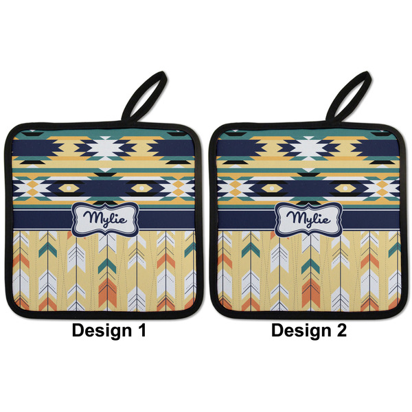 Tribal2 Pot Holders - Set of 2 APPROVAL