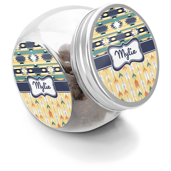 Custom Tribal2 Puppy Treat Jar (Personalized)