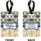 Tribal2 Rectangle Luggage Tag (Front + Back)