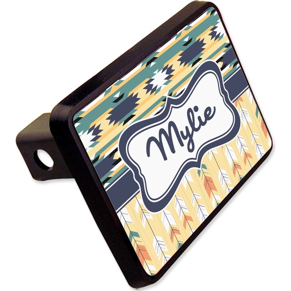 Custom Tribal2 Rectangular Trailer Hitch Cover - 2" (Personalized)