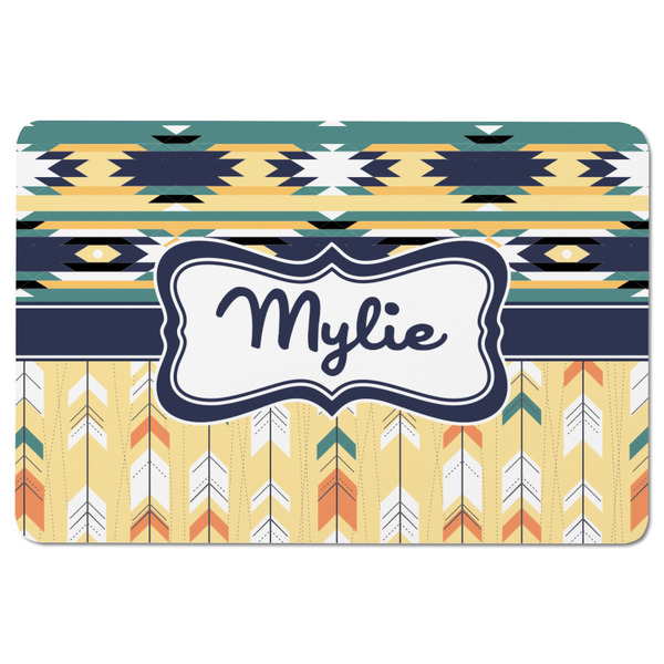 Tribal2 Rectangular Fridge Magnet - FRONT