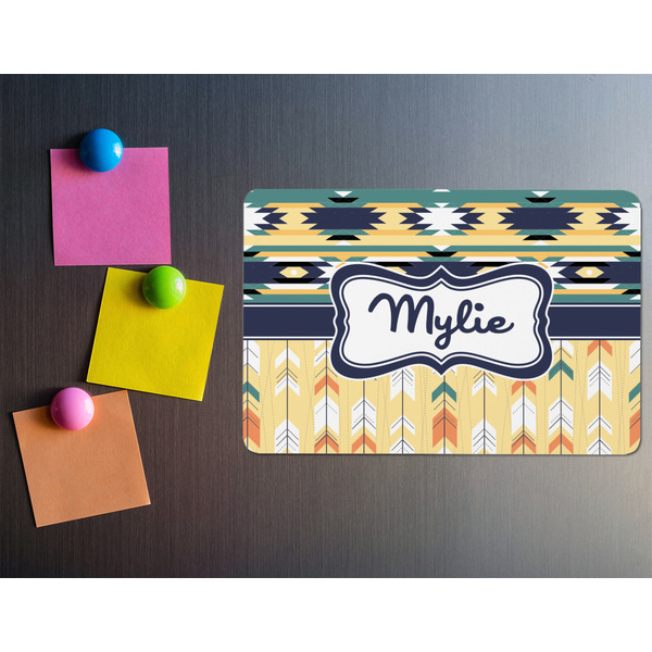 Tribal2 Rectangular Fridge Magnet - LIFESTYLE