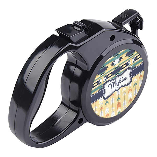 Tribal2 Retractable Dog Leash - Angle