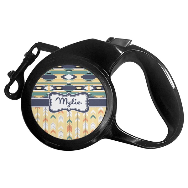 Custom Tribal2 Retractable Dog Leash - Large (Personalized)