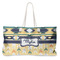 Tribal2 Large Rope Tote Bag - Front View