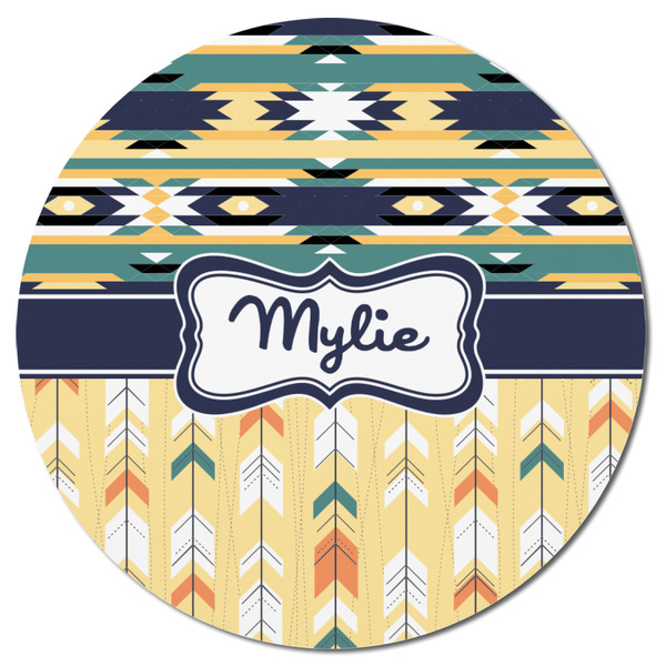 Tribal2 Round Fridge Magnet - FRONT