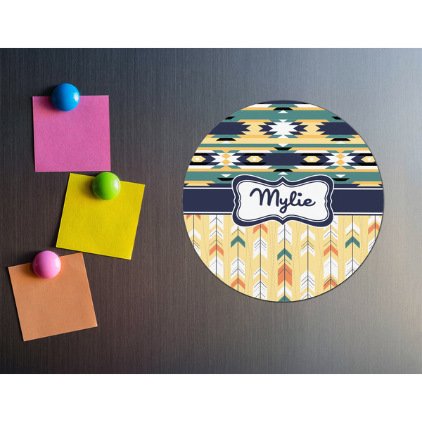 Tribal2 Round Fridge Magnet - LIFESTYLE