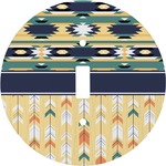 Tribal2 Round Light Switch Cover