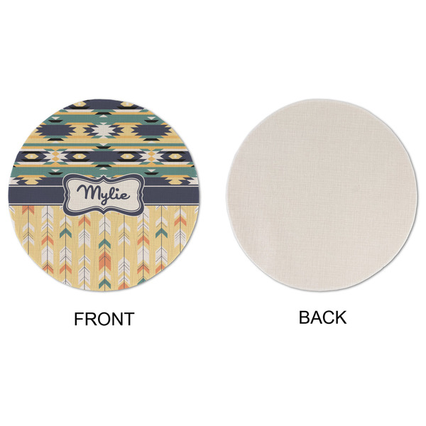 Tribal2 Round Linen Placemats - APPROVAL (single sided)