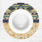 Tribal2 Round Linen Placemats - LIFESTYLE (single)