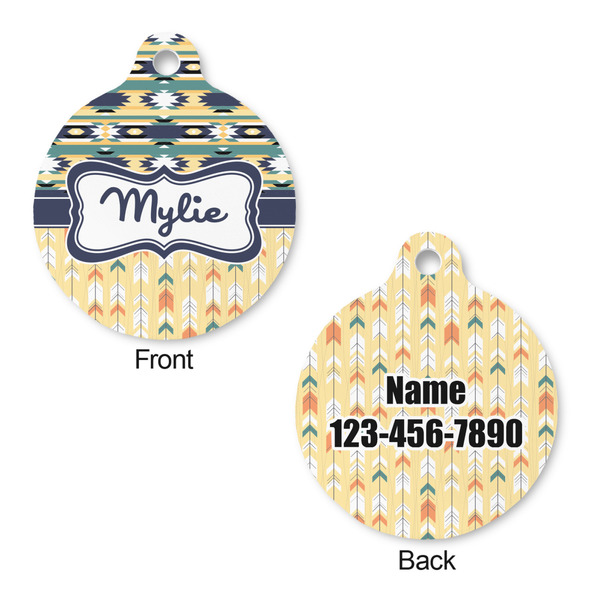 Tribal2 Round Pet ID Tag - Large - Approval