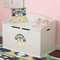 Tribal2 Round Wall Decal on Toy Chest