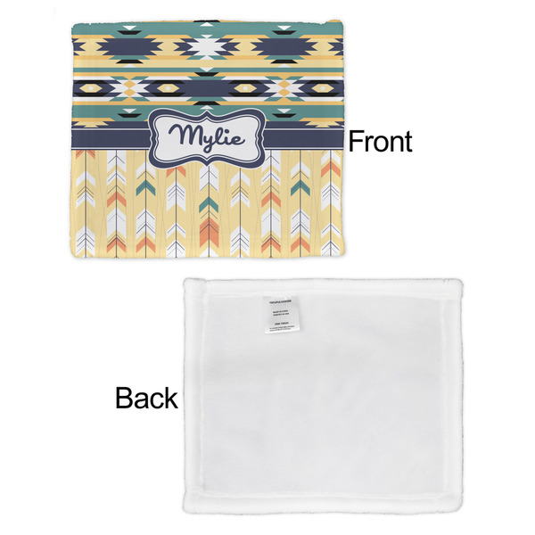 Tribal2 Security Blanket - Front & White Back View