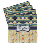 Tribal2 Absorbent Stone Coasters - Set of 4 (Personalized)