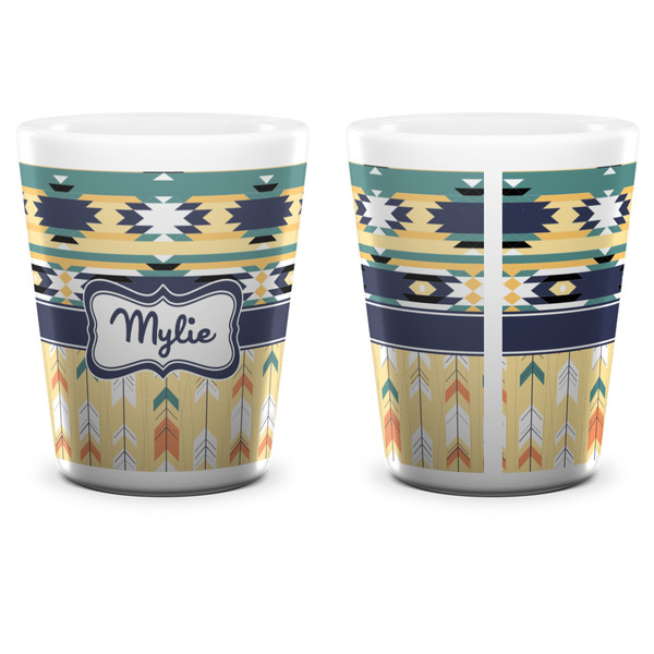 Tribal2 Shot Glass - White - APPROVAL