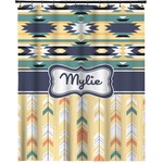Tribal2 Extra Long Shower Curtain - 70"x84" (Personalized)