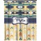 Tribal2 Extra Long Shower Curtain - 70"x84" (Personalized)