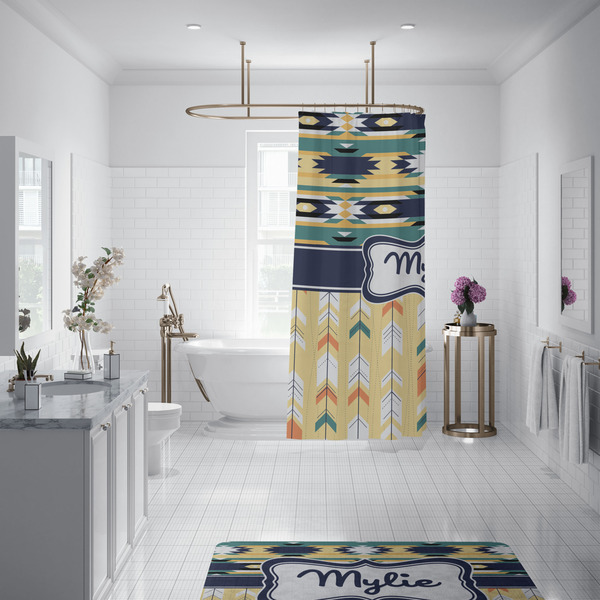 Tribal2 Shower Curtain - Custom Size