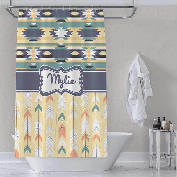 Tribal2 Shower Curtain Lifestyle