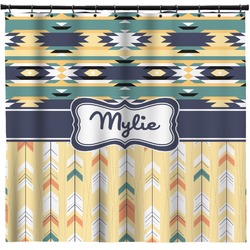 Tribal2 Shower Curtain - 71" x 74" (Personalized)