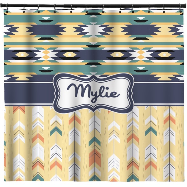 Custom Tribal2 Shower Curtain - 71" x 74" (Personalized)