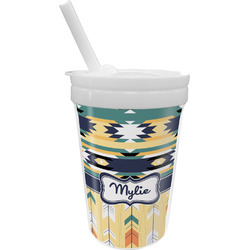 Tribal2 Sippy Cup with Straw (Personalized)
