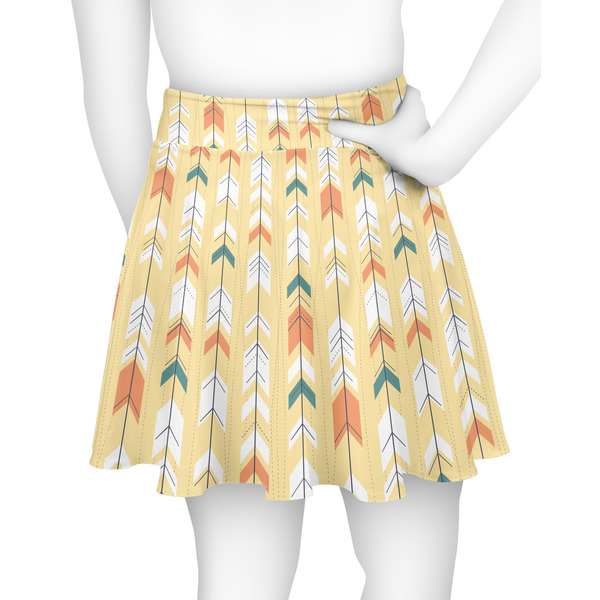 Tribal2 Skater Skirt - Back