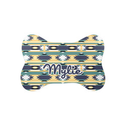 Tribal2 Bone Shaped Dog Food Mat (Small) (Personalized)