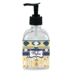 Tribal2 Glass Soap & Lotion Bottle - Single Bottle (Personalized)