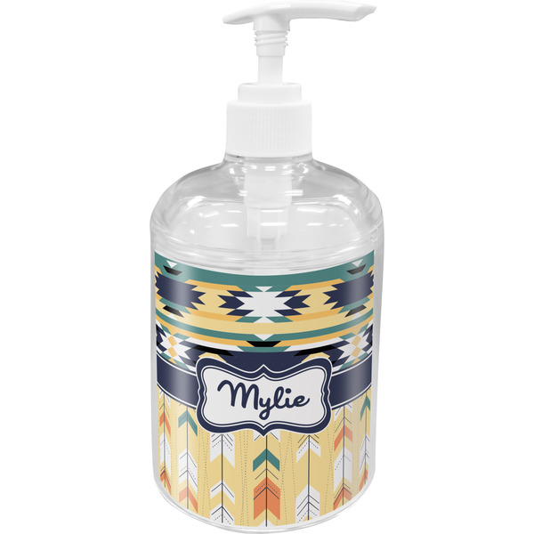 Custom Tribal2 Acrylic Soap & Lotion Bottle (Personalized)