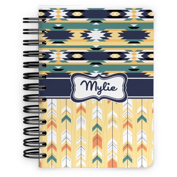 Custom Tribal2 Spiral Notebook - 5x7 w/ Name or Text